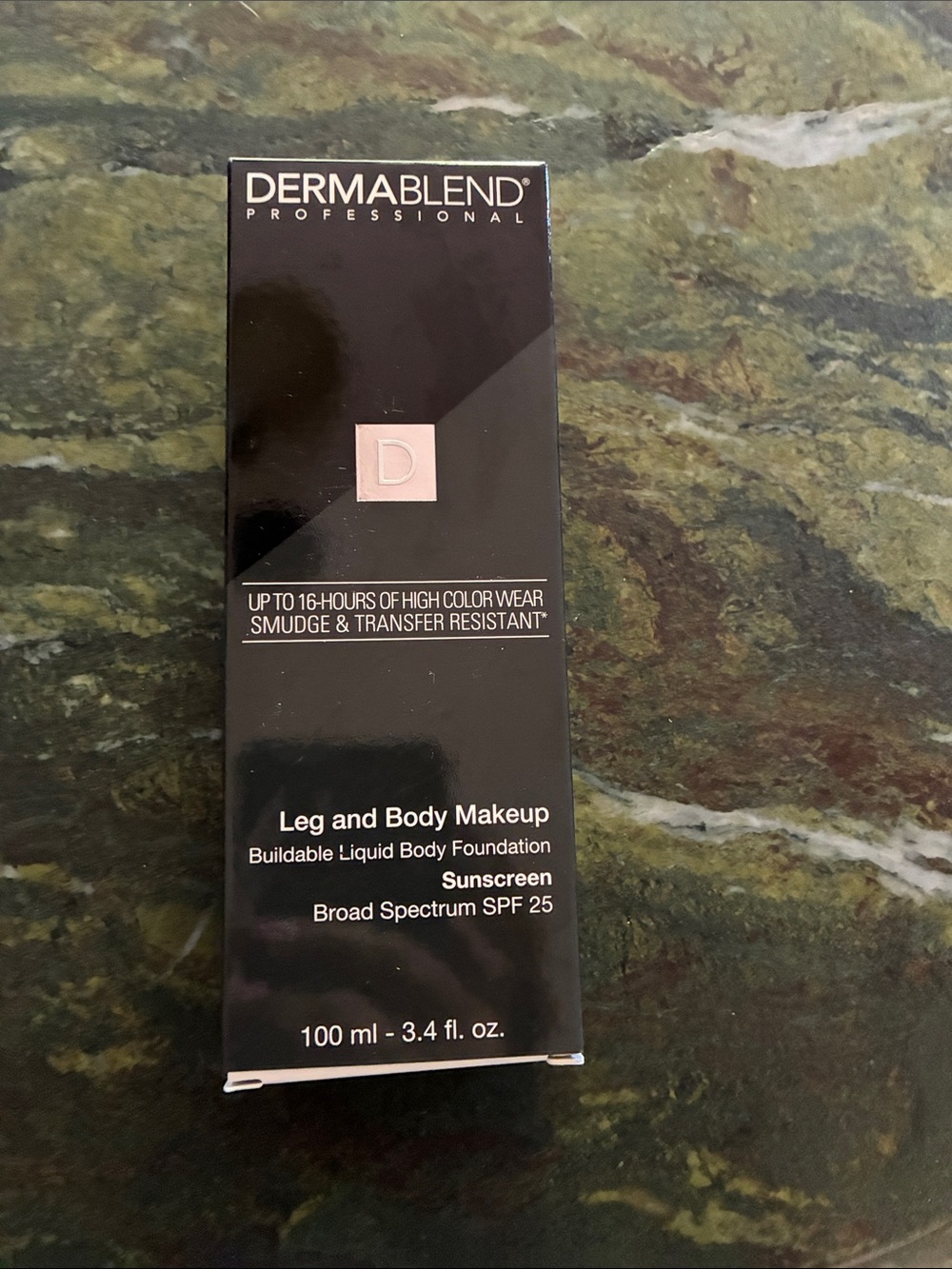 Dermablend Leg and Body Makeup Foundation - deep golden tan.